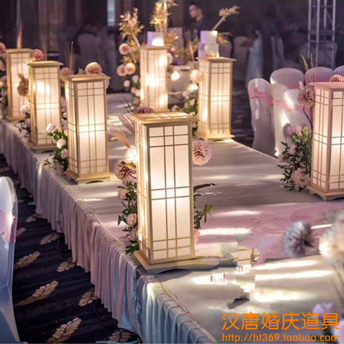 婚庆引婚庆道具灯光方柱婚礼道具新引布置