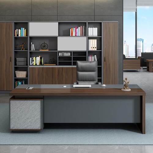 老桌公桌椅组合办办室大气经无品牌/理主管桌子单人简约板现公代