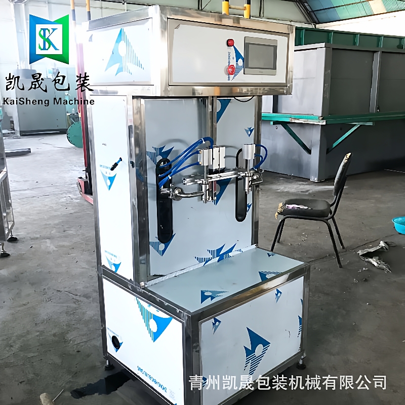 双头半自动流量计灌装机可触屏液体油类灌装机2头流量计灌装机