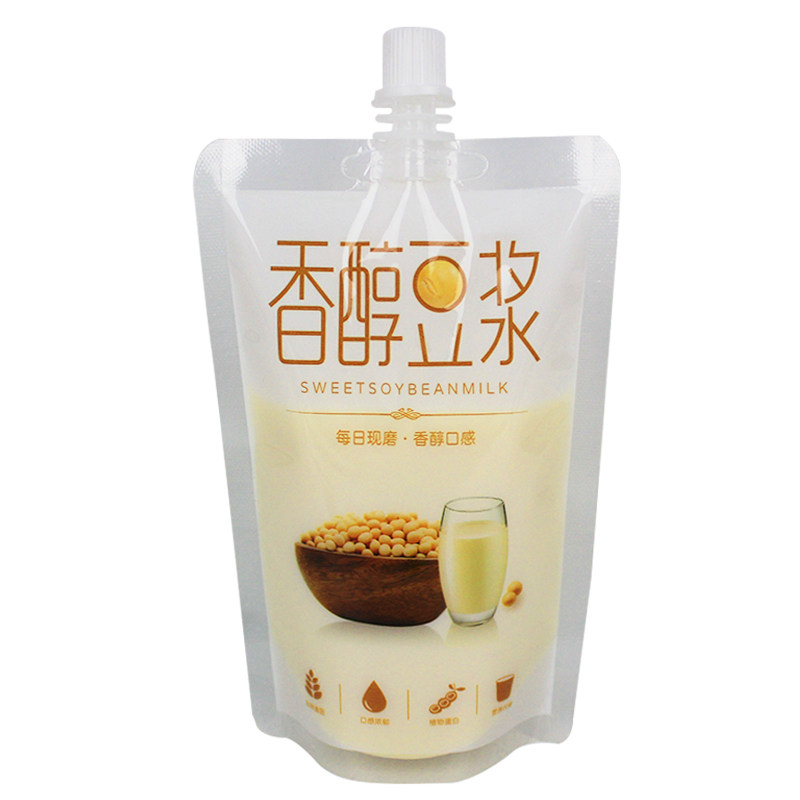 豆浆袋一次性手工现磨原味早餐豆浆包装袋子豆奶自立吸嘴袋自封袋