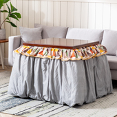 烤火桌子正方形长火架子实木冬季 客厅取暖