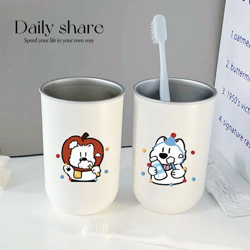 爱西地刷牙漱口杯儿童牙杯牙缸级感洗漱杯