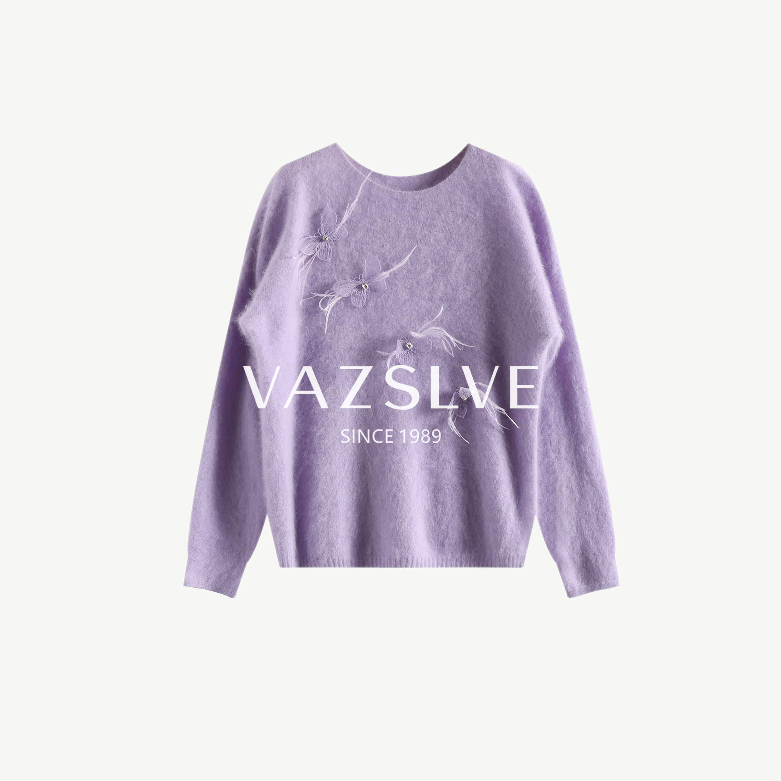 【VAZSLVE/全新奢品】羊毛拉毛立体蝴蝶毛衣温柔风 MJZ7-ZH007