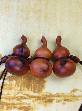 雷击枣木福禄葫芦老木雷焦点挂件男女安全珠宝动物年旅行挂件
