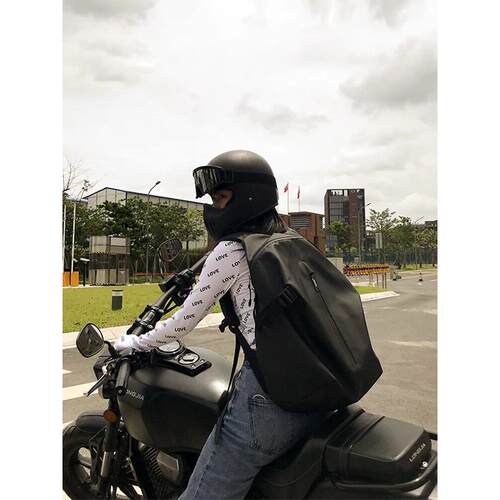 骑行背包摩托车头盔包全盔双肩包女摩旅骑士包防水旅行包男大容量