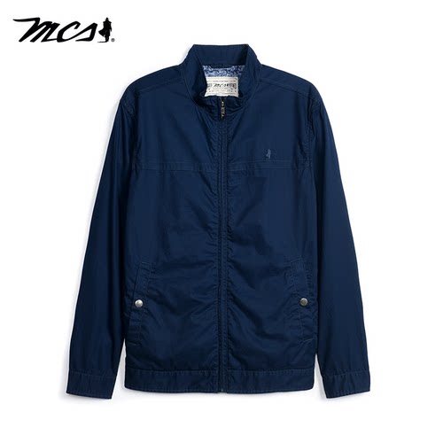 MCS源自万宝路男士修身纯棉夹克