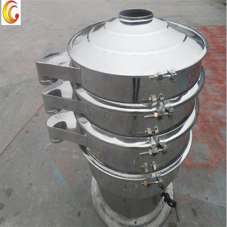 梨膏糖白糖颗粒不锈钢 龟苓膏液体振XZS-800形动筛共浆成 圆筛旋