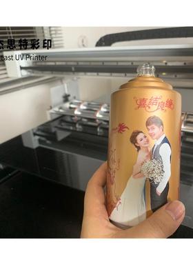 东莞小型工业级桌面6090uv打印机 v浮雕光油柱体6090u圆板打平印