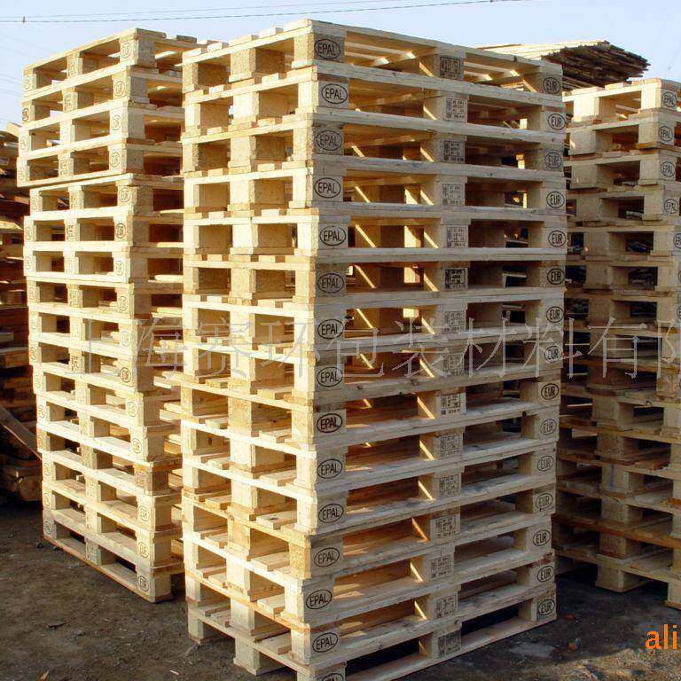 供应4板 减震0松木栈板卡 四面进叉1000*1HRT20*10物流栈板