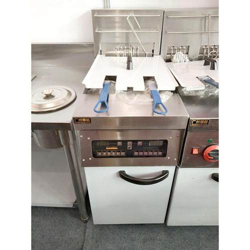 博畅立式油电版脑炸炉 商备用汉堡店全套设炸鸡30LFGO大容量双缸