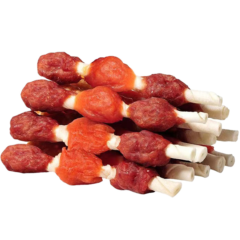 狗狗磨牙棒牛鸡鸭肉串烧拉布拉多零食磨牙棒宠物幼犬耐咬骨头串烧
