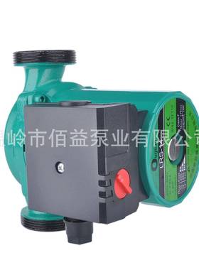 LPS32-8三档调速循环泵静音节能屏蔽泵温控式增压泵家用循环泵