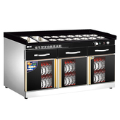 商用酒店配餐麻辣烫酱料火锅自助调料台大理石餐边柜