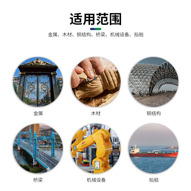 环氧锌黄底漆金属防锈漆铝合金防腐漆镀锌管油漆哑光漆