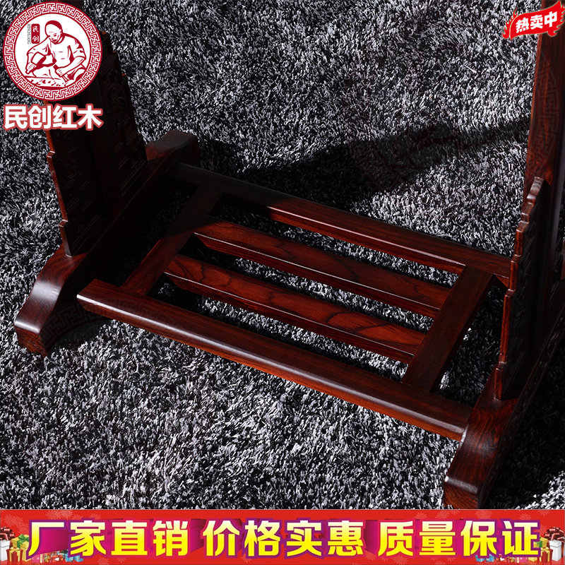 东阳红木家俱黑酸枝阔叶黄檀落地衣帽架红木衣架实木古典