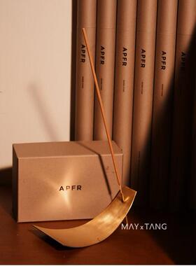 日本APFR天然手作线香毛不易同款线香apotheke檀香线香手工底座