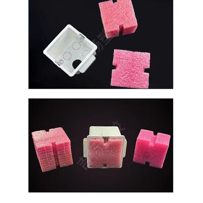 穿筋盒填充泡沫预埋模块剪力墙暗盒接线盒封堵底盒块直销86型热销