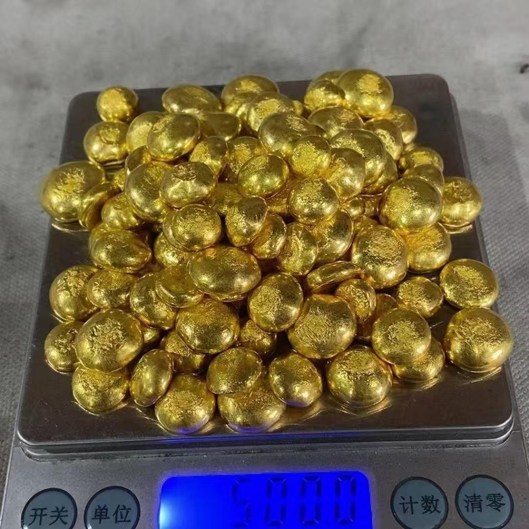 南非锡金原材料小金豆可火烧可融化可二次塑型不变色里外一色