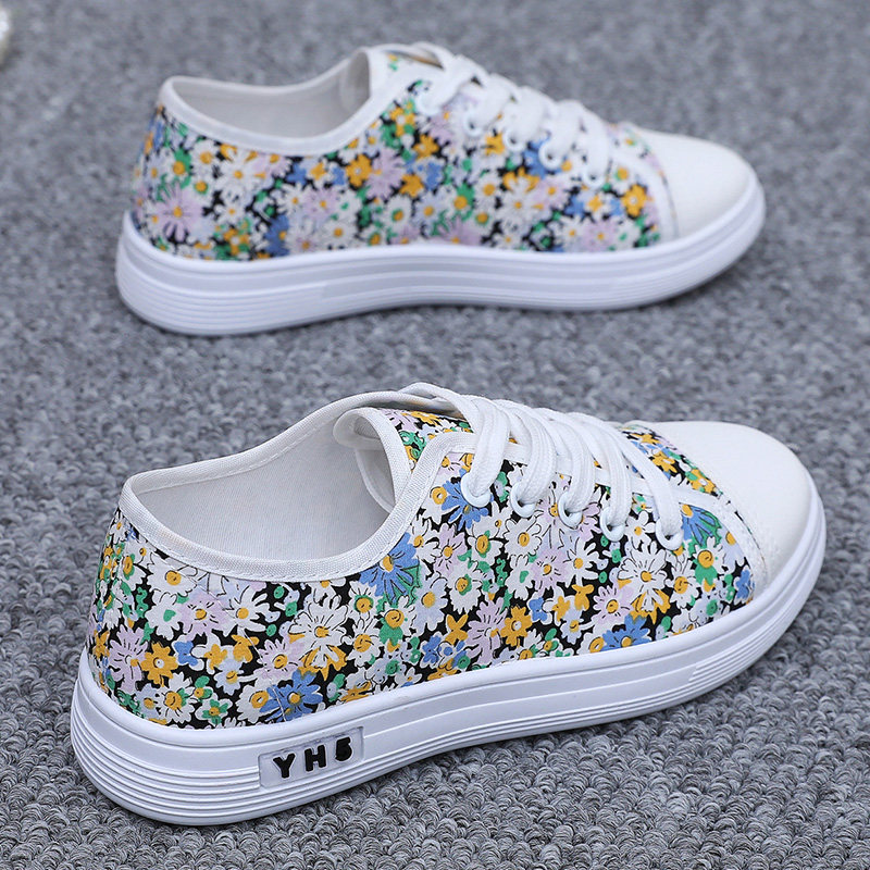 2026春夏季新款帆布鞋女透气时尚运动休闲鞋百搭平底学生布鞋子女,女鞋,帆布鞋,淘宝优惠券,粉丝福利购,淘宝优惠卷