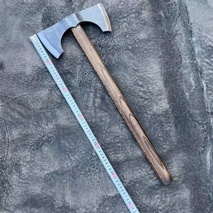 奇星双刃斧户外露营战斧全钢锻打双边斧头家用劈柴砍骨