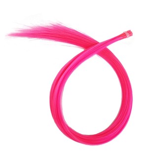 彩色接发束直发假发束无痕接发挑染渐变直发片发束七彩纤维棒棒发