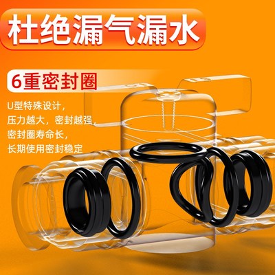 气管开关阀气动手阀气阀直通快插阀门控制阀快速接头BUC-4/6/8mm