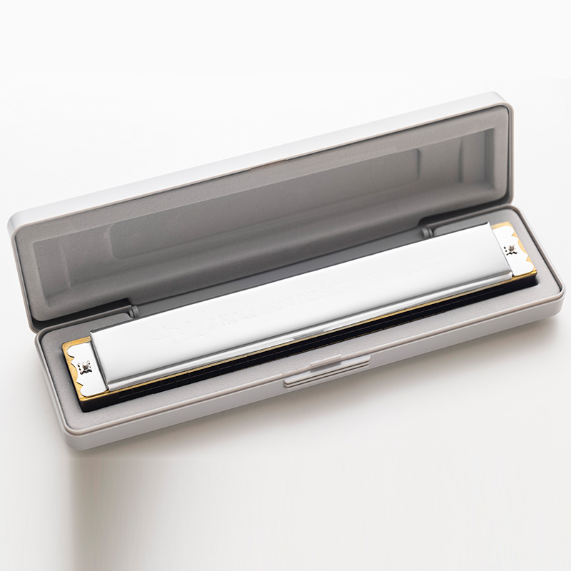 天鹅口琴28孔口琴C调复音口琴 28孔重音口琴 送礼物