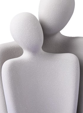 创意抽象人物摆件电视柜酒柜玄关情侣拥抱艺术装饰品轻奢结婚礼物