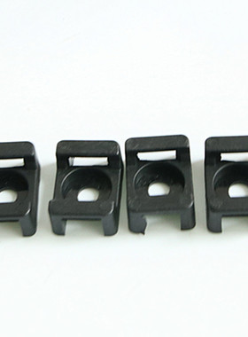 扎带固定座 马鞍型固定座尼龙HC-2 黑色 白色500只电线固定器卡扣