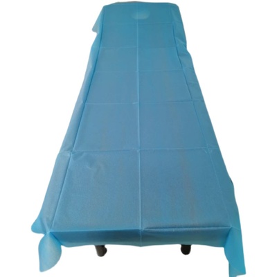 美容院一次性床单加厚防水防油带洞按摩旅游无纺布床垫100x200cm