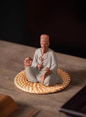 中医古代名医神医华佗李时珍陶瓷人物雕像客厅书房桌面装饰品摆件