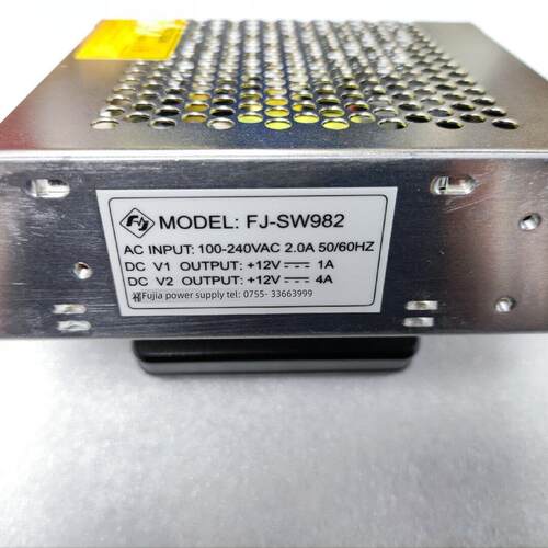 正品福佳FJ-SW982双组12V停车场门禁安防开关电源12V4A12V1A双路