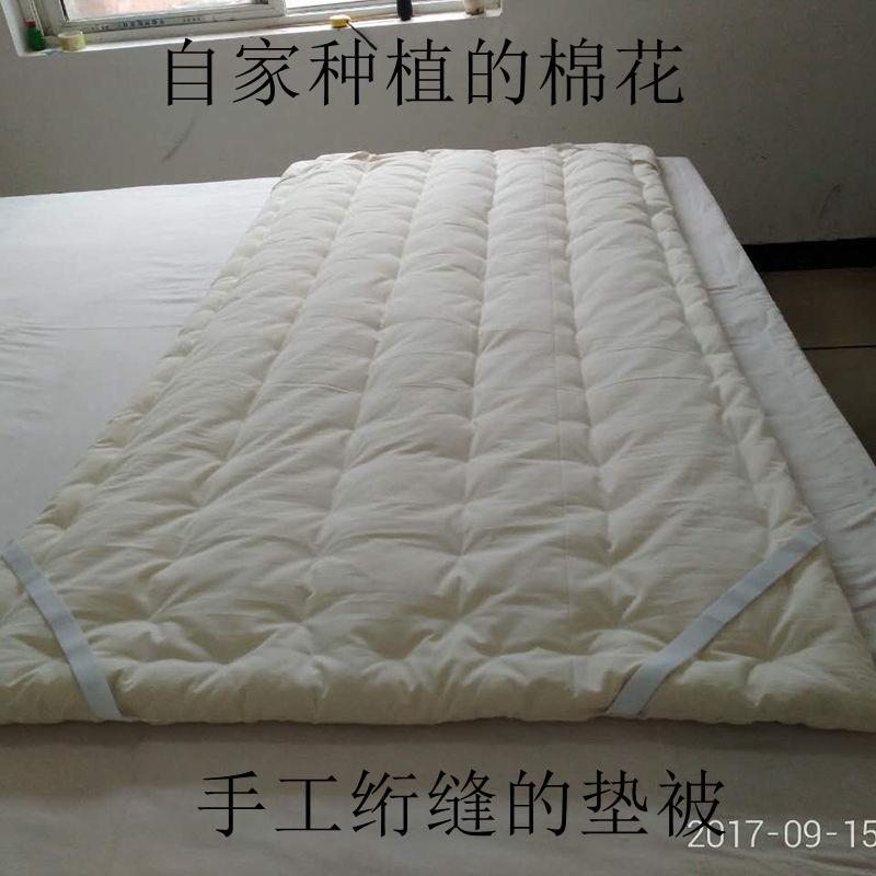 新棉花1.2*2米 春秋棉絮褥子学生单人床褥子薄垫被冬加厚手工棉褥