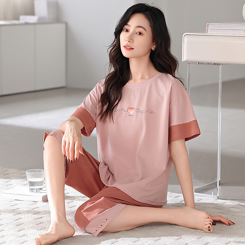 希奈女纯棉薄款家居服