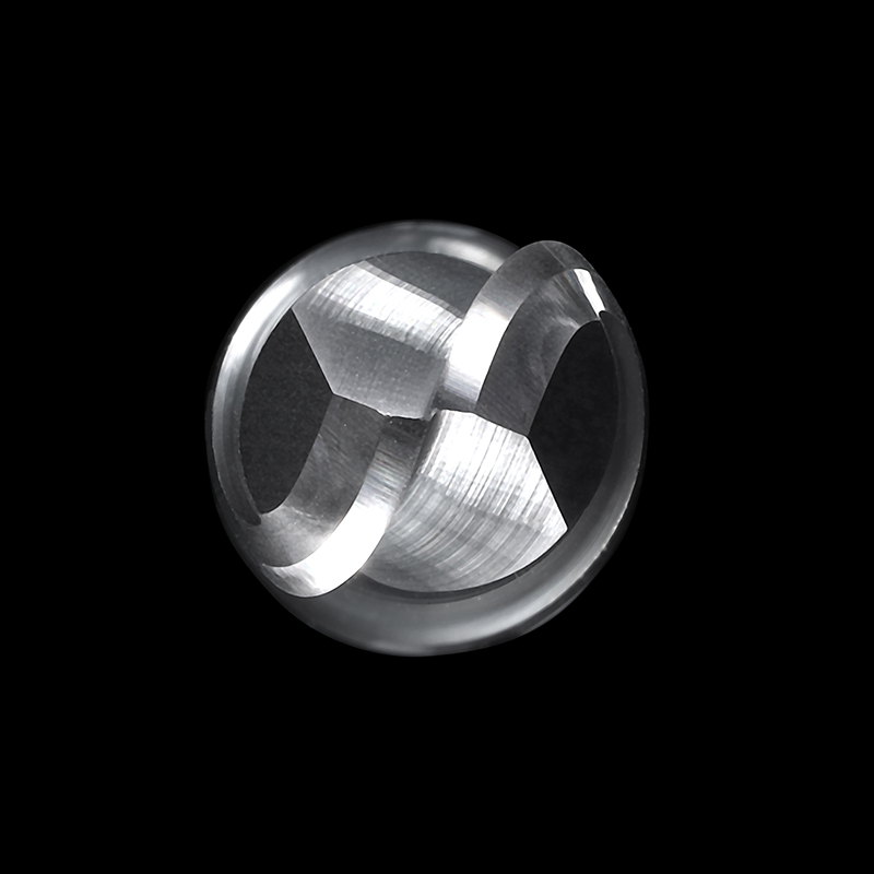 高光2刃钨钢加长合金铝用球刀铣铝球刀球型铣刀R1R2R3R4 R5 R6 R8