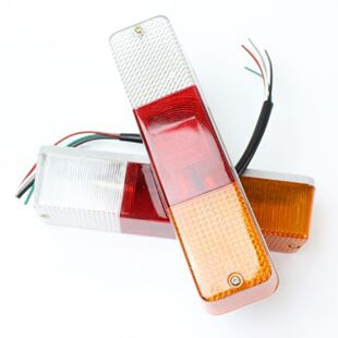 叉车尾灯双面灯龙工合力柳工LED方灯 三色后尾灯转向灯叉车前小灯