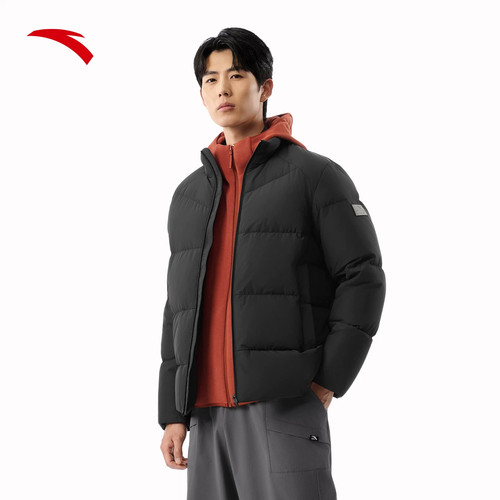 安踏六度芯热返男羽绒服防风防水