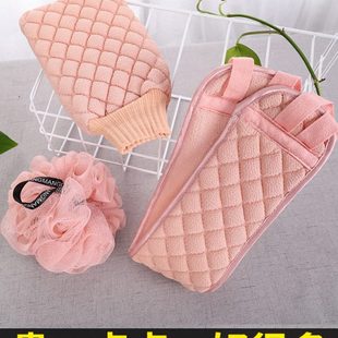 搓澡巾三件套加厚双面磨砂绰挫澡巾强力粗砂男女士专用搓泥洗澡巾