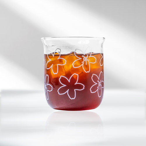 山里质造 咖啡扩口杯 冰美式拿铁dirty杯 高硼硅玻璃