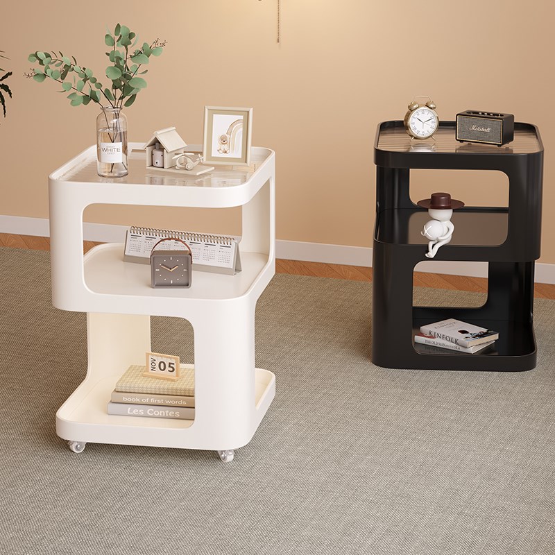 边几可移动客厅沙发边柜创意轻奢小茶几铁艺床边方几置物架小桌子