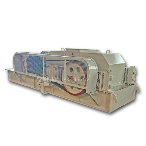 现货供应狼牙齿辊式破碎机鹅卵石花岗岩瓜米液压对辊制石子机破石