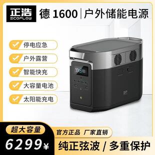EcoFlow德1600户外移动电源220v大功率房车露营备用家用电源