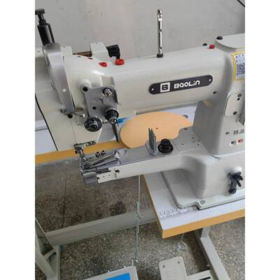 宝林335U小嘴高车筒型大旋梭包边单针皮革三同步高头车鞋面包边车