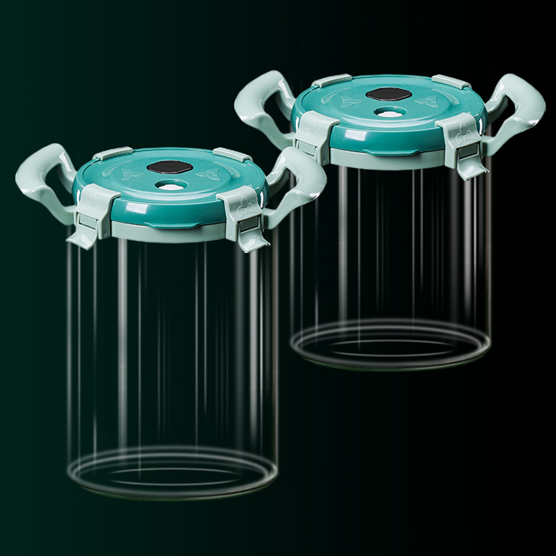 加厚高硼硅玻璃泡酒瓶密封罐米缸杂粮收纳泡菜坛青梅果酒瓶酿酒罐