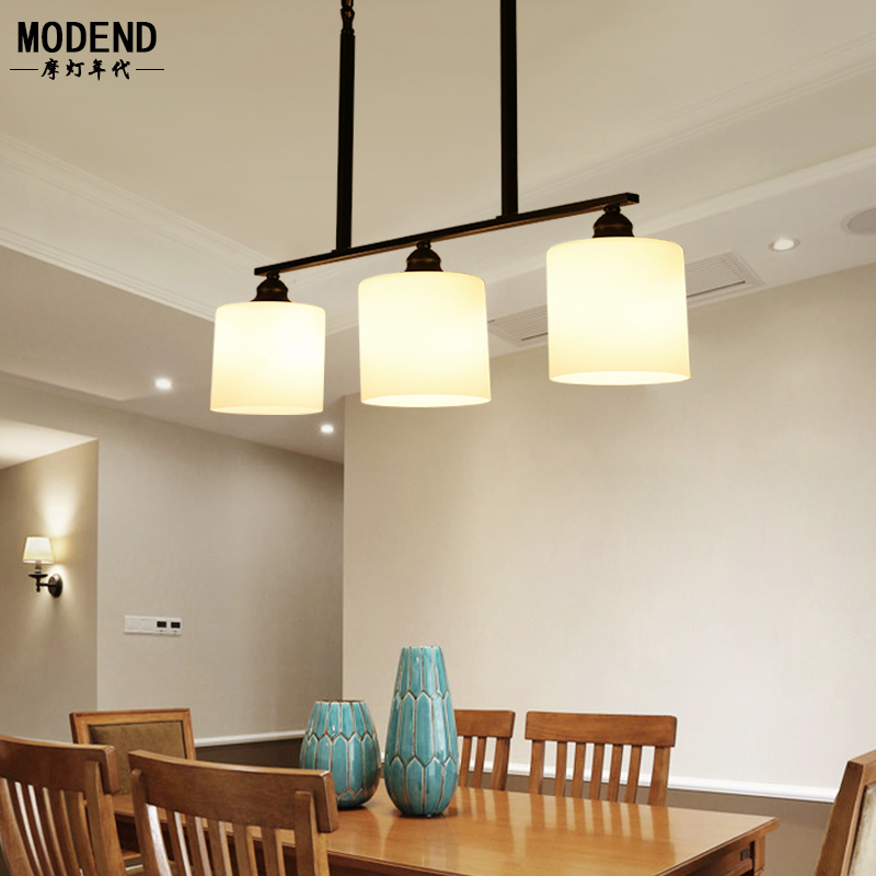 美式乡村吊灯北欧餐厅三头吧台灯欧式个性卧室创意简约艺术吊灯具