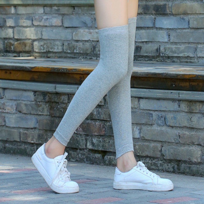 儿童护膝袜套男女童春秋空调保暖袜学生长筒袜堆堆袜长筒过膝腿套