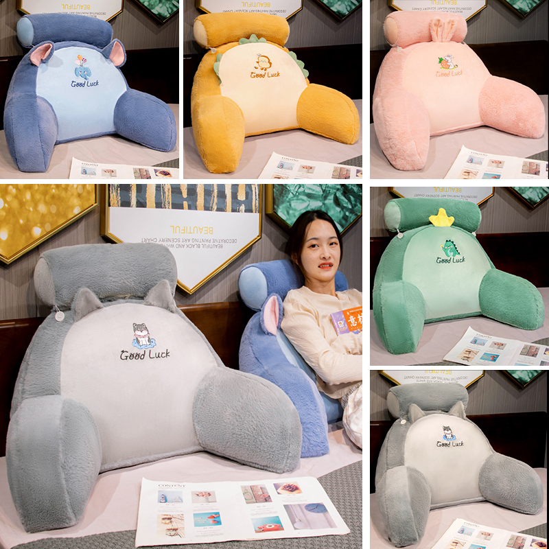 床头软包靠垫床上靠枕宿舍大靠背垫女生睡觉抱枕沙发护腰靠枕秋冬