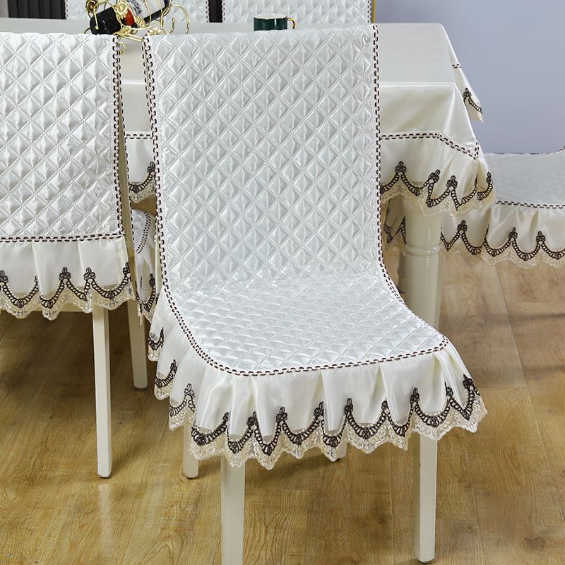 高档中式椅子套罩餐桌连体椅垫套装餐桌布艺通用椅子坐垫凳子套罩