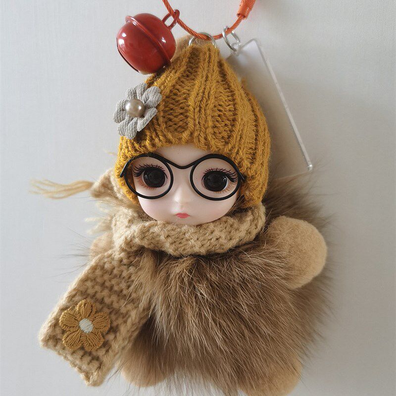 教师节送老师创意礼物卡通汽车钥匙扣节日礼品毛绒个性可爱包挂件