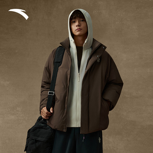 安踏凯里·欧文系列丨立领美式休闲羽绒服男女棉服外套172541903N